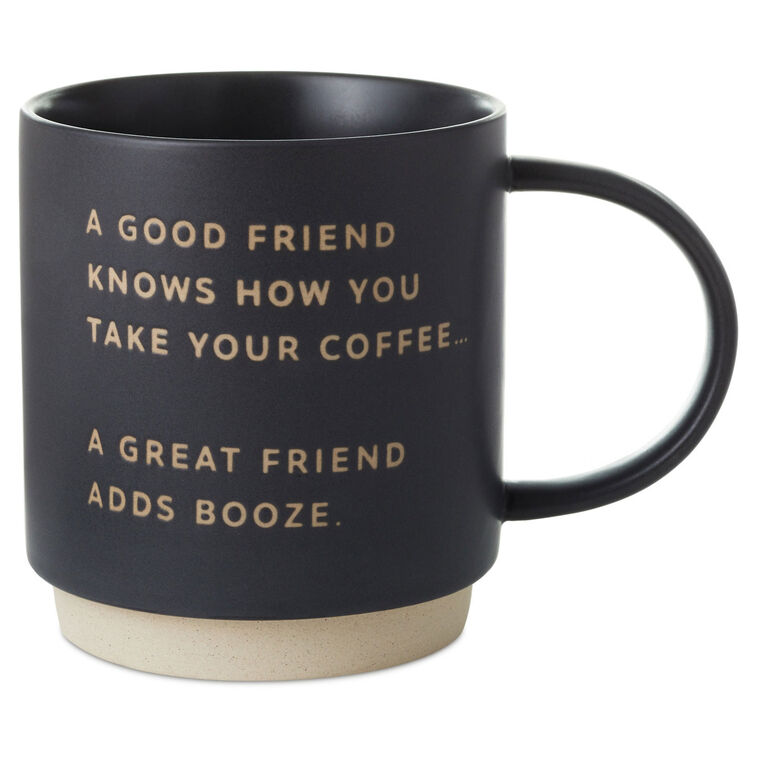 hallmark Good Friend Great Friend Funny Mug 16 oz