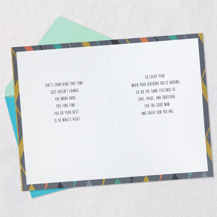 Hallmark Good Man Great Son Birthday Card For Son