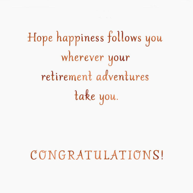 Hallmark Good Times Ahead Retirement Card