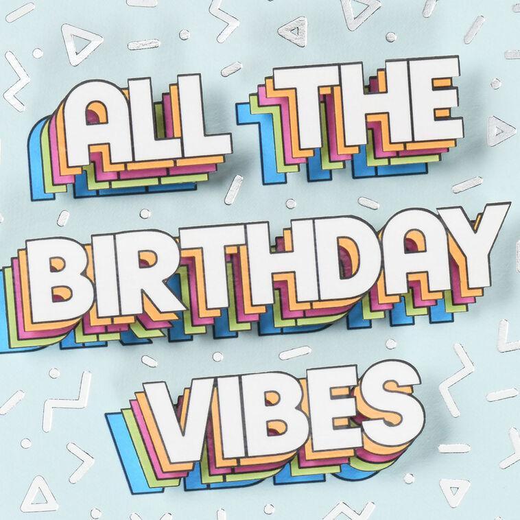 Hallmark Good Vibes Birthday Card