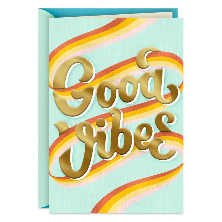 hallmark Good Vibes Encouragement Card
