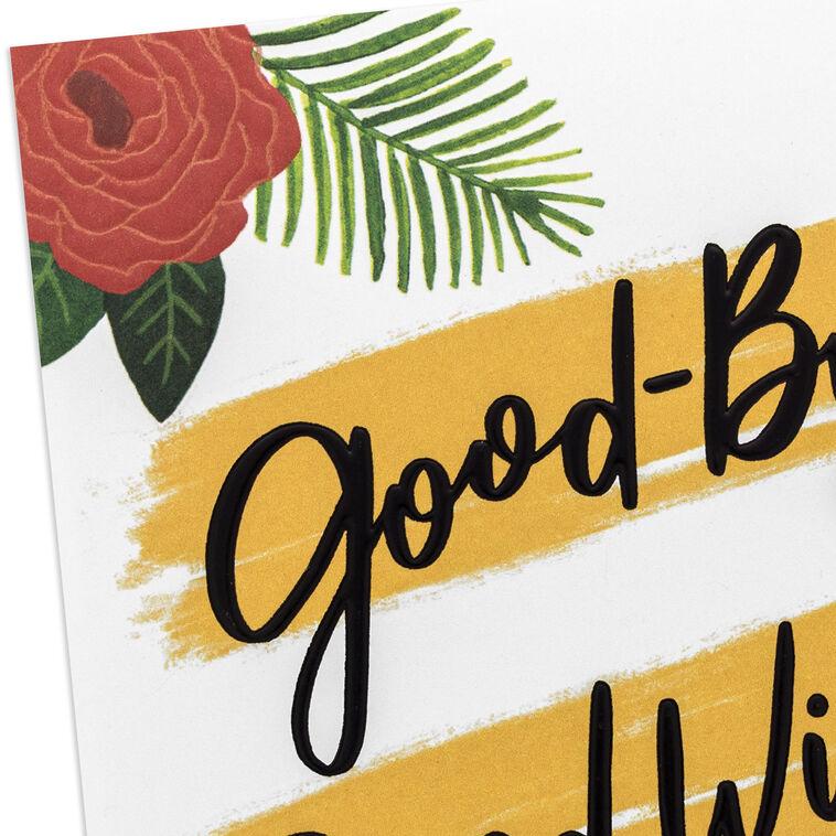 Hallmark Good Wishes And Good Vibes Goodbye Card