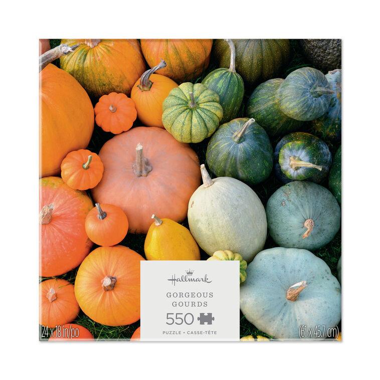 hallmark Gorgeous Gourds 550-Piece Jigsaw Puzzle
