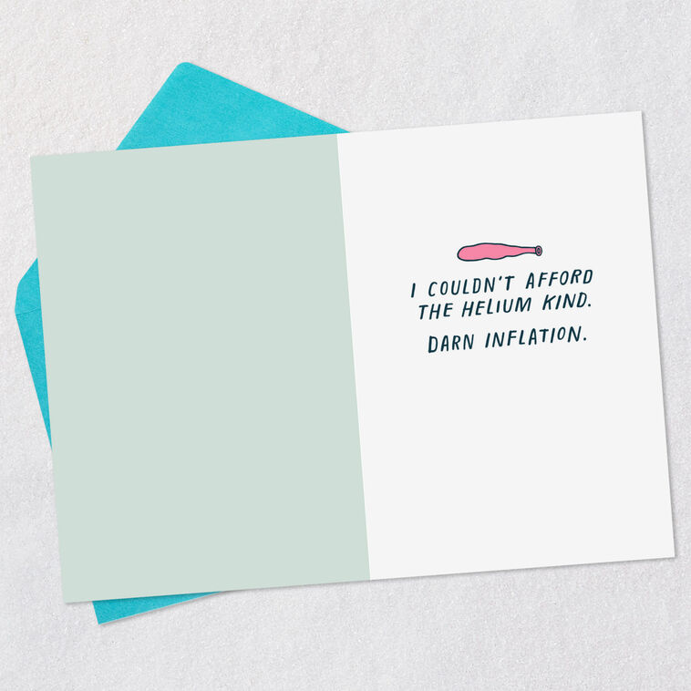 Hallmark Got You Some Balloons Funny Birthday Card