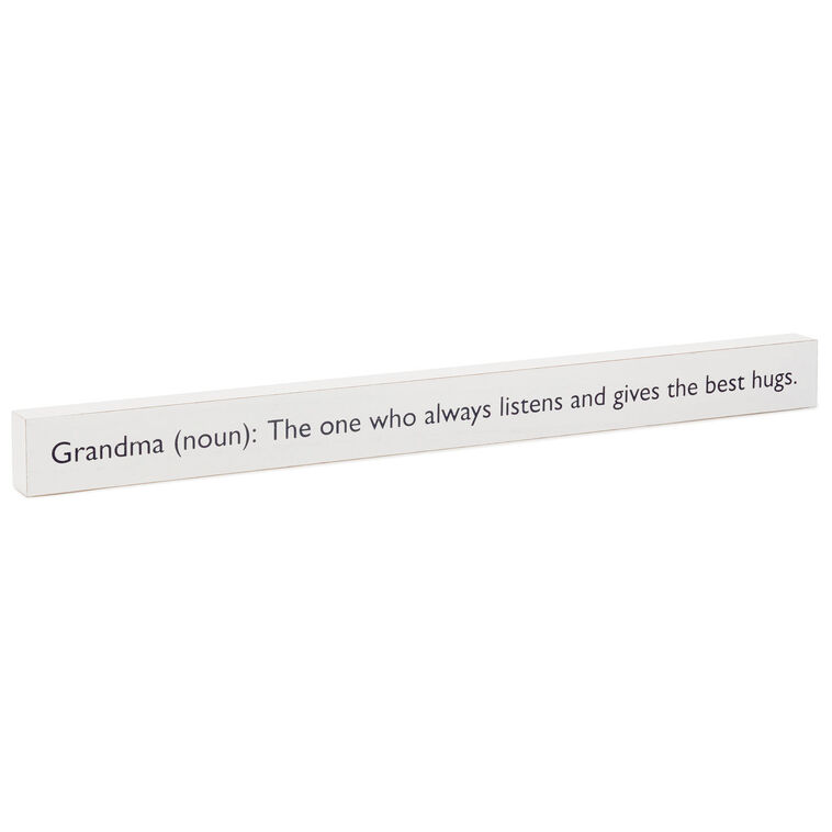hallmark Grandma Definition Wood Quote Sign 23.5x2