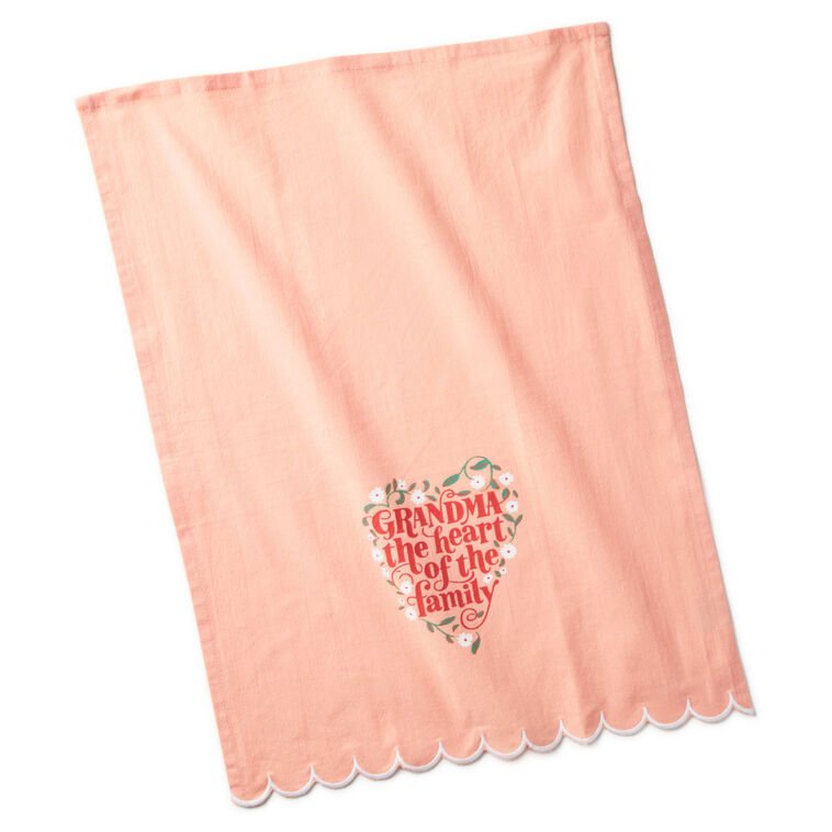 Hallmark Grandma Heart Of The Home Tea Towel 18x26