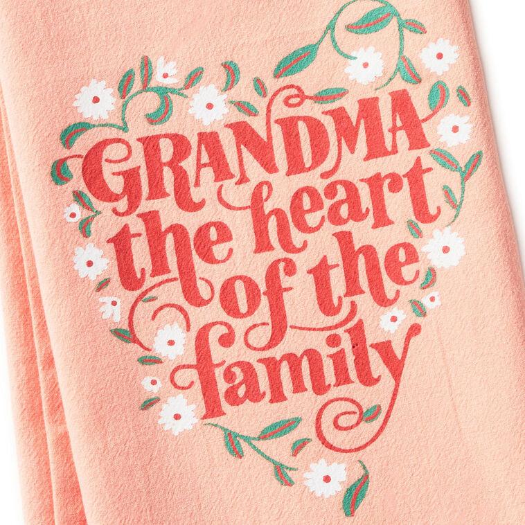 Hallmark Grandma Heart Of The Home Tea Towel 18x26