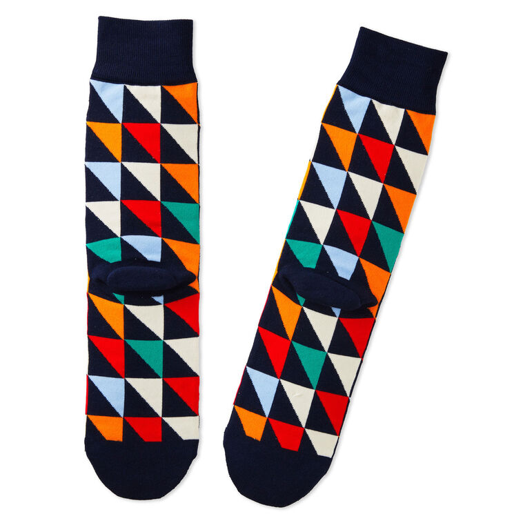 Hallmark Grandpa All Of The Fun Novelty Crew Socks