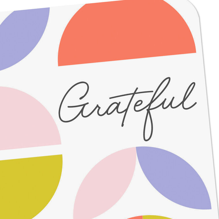 Hallmark Grateful Blank Thank You Card