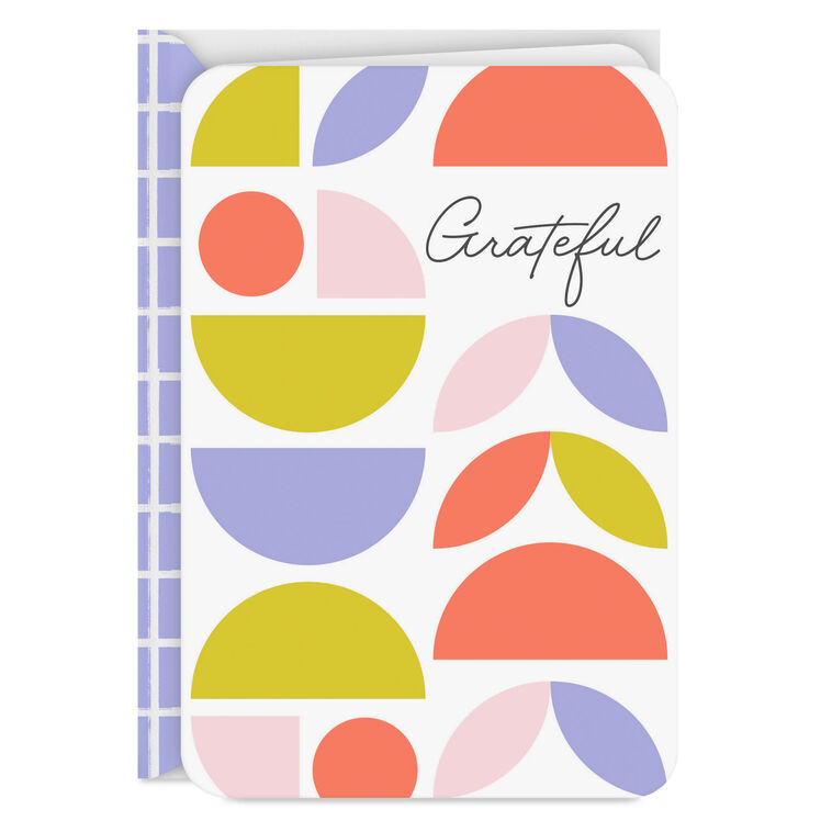hallmark Grateful Blank Thank You Card
