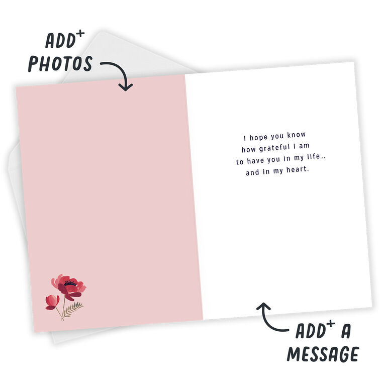 Hallmark Grateful For You Custom Love Card For Her