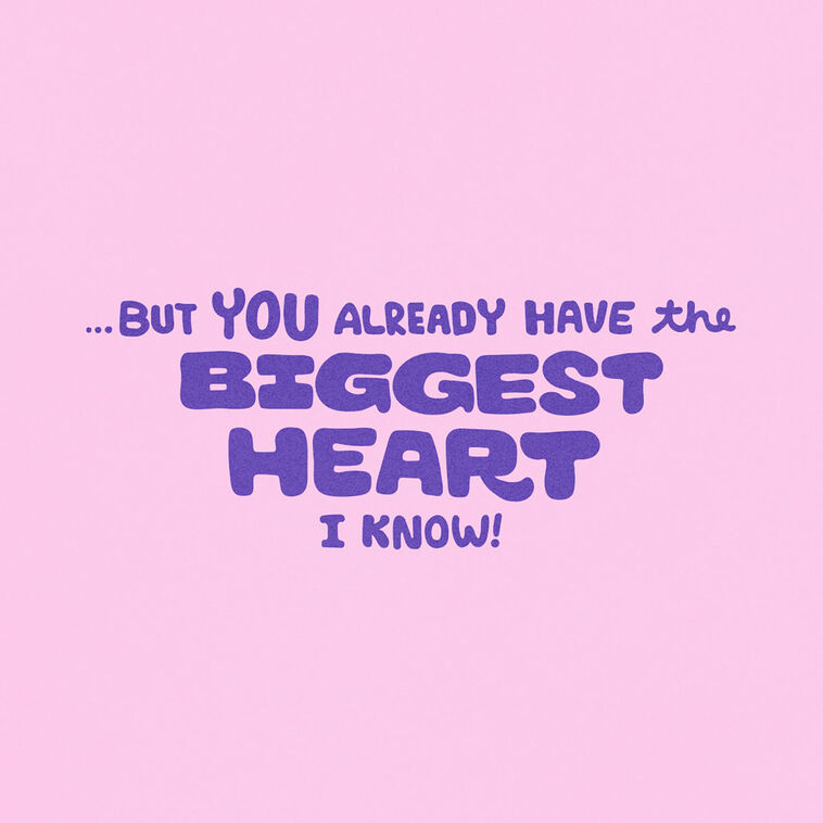 Hallmark Great Big Heart Funny Sweetest Day Card
