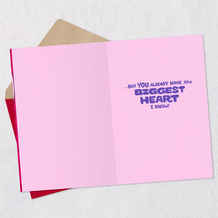 Hallmark Great Big Heart Funny Sweetest Day Card