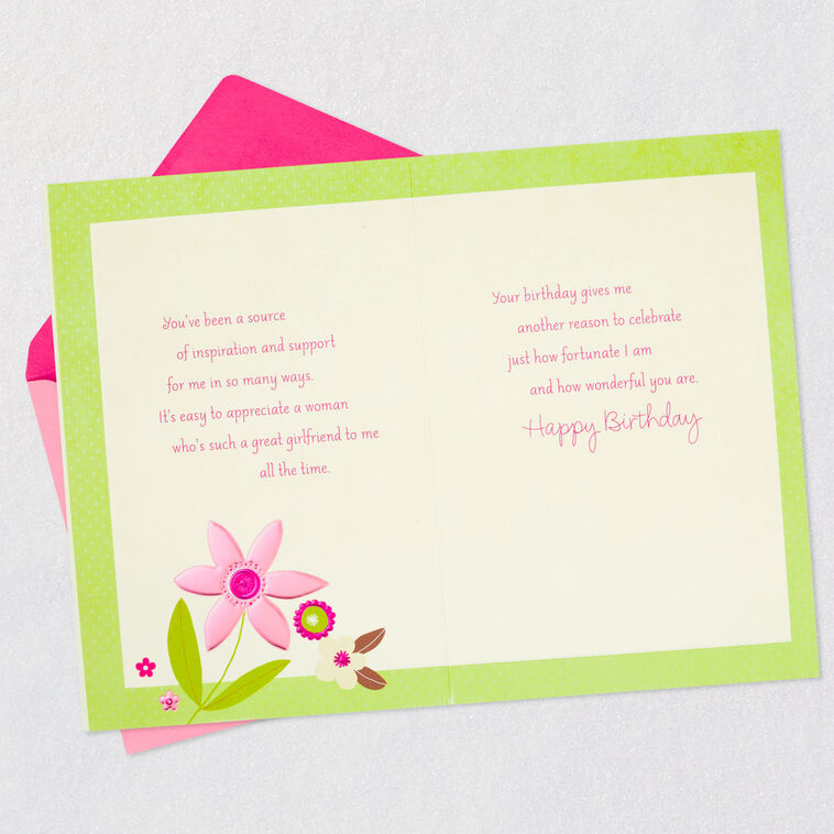 Hallmark Great Girlfriend Birthday Card For Friend