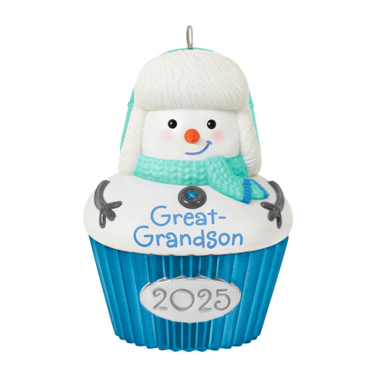 hallmark Great-Grandson Cupcake 2025 Ornament