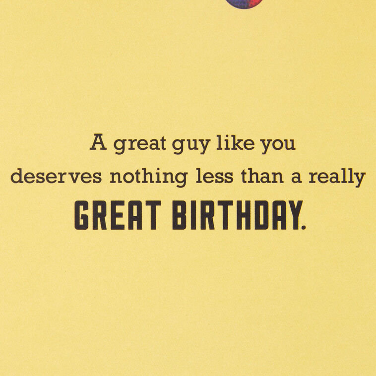 Hallmark Great Guy Birthday Card For Him