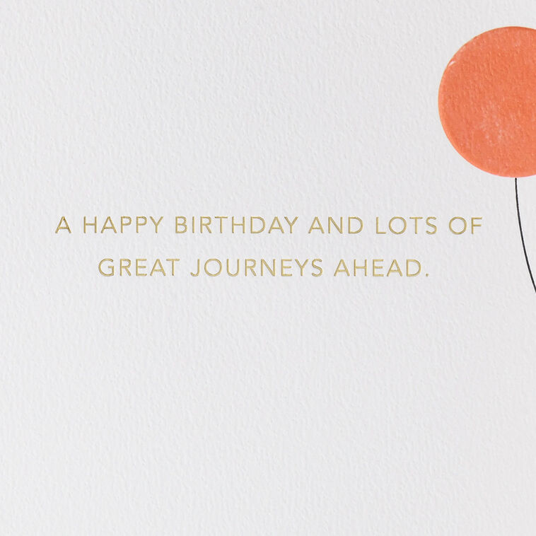 Hallmark Great Journeys Ahead Birthday Card