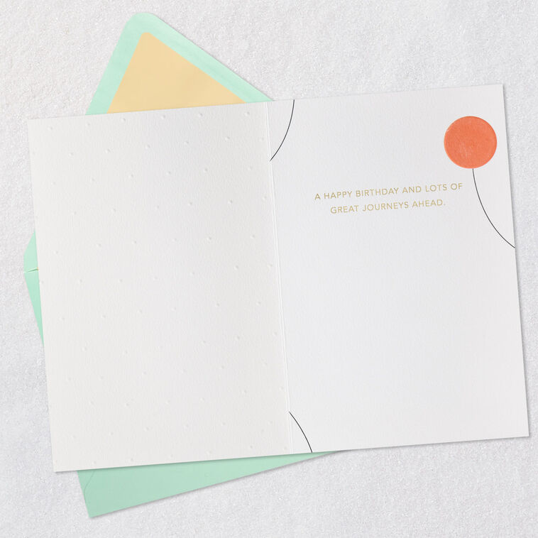Hallmark Great Journeys Ahead Birthday Card