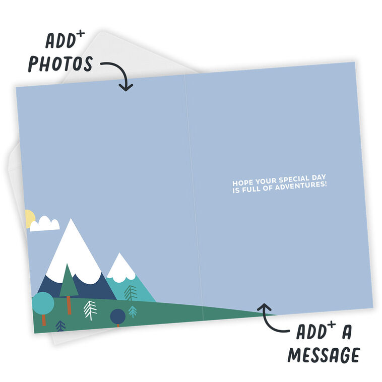 Hallmark Great Outdoors Custom Birthday Card