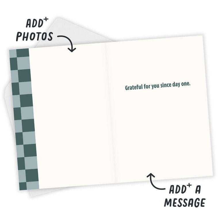 Hallmark Green Checkerboard Custom Card