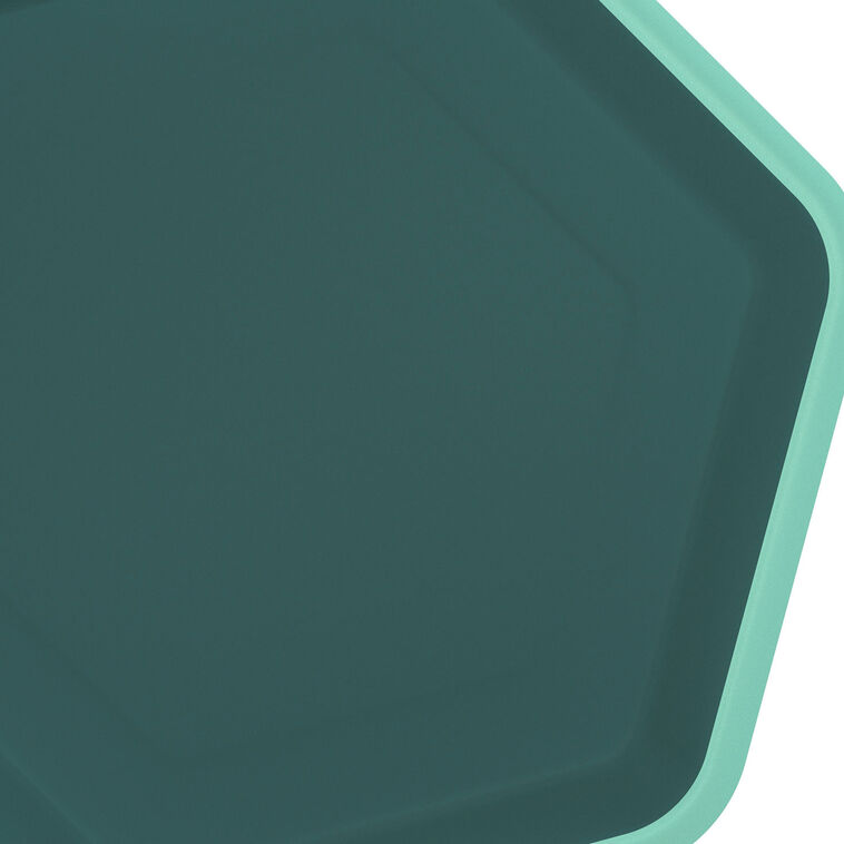 Hallmark Green Hexagonal Dessert Plates Set Of 8