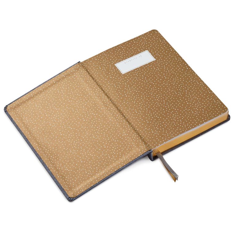 Hallmark Grey Chambray Dear Self Pencils Notebook