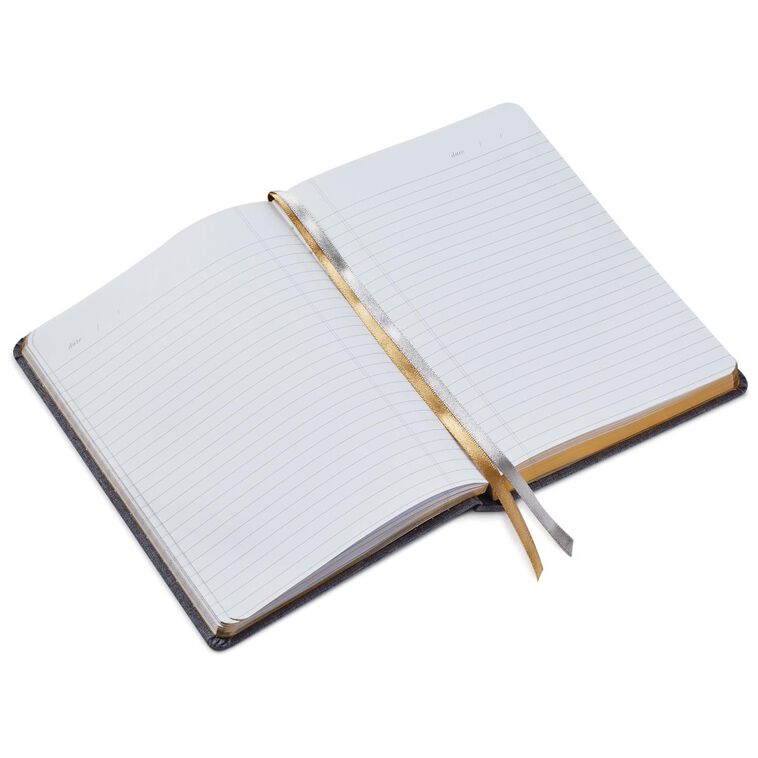 Hallmark Grey Chambray Dear Self Pencils Notebook