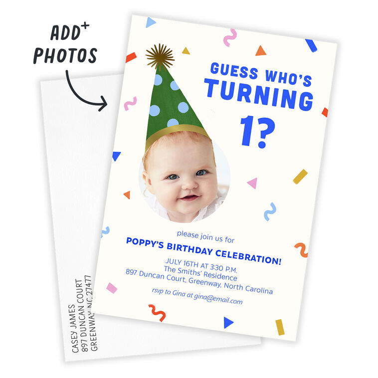 Hallmark Guess Who Birthday Invitation