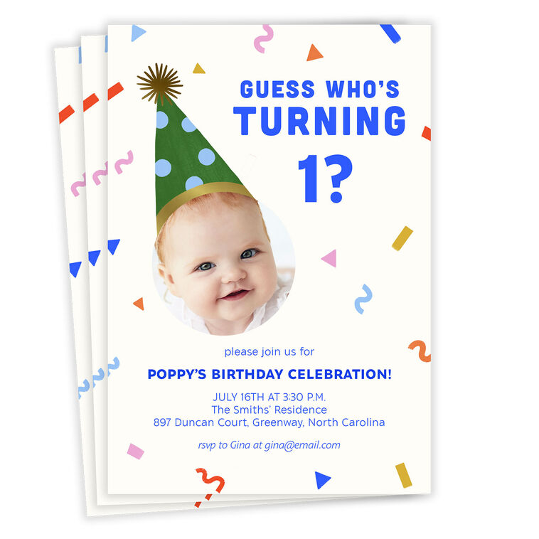 hallmark Guess Who Birthday Invitation
