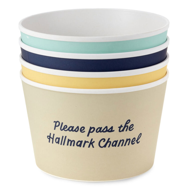 hallmark Hallmark Channel Popcorn Bowls Set of 4