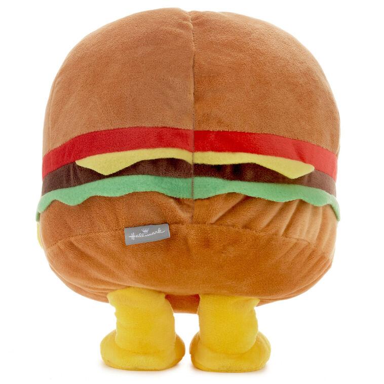Hallmark Hamburger Plush With Sound And Motion 10"