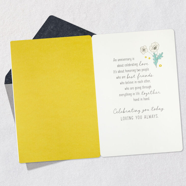 Hallmark Hand In Hand Anniversary Card For Couple