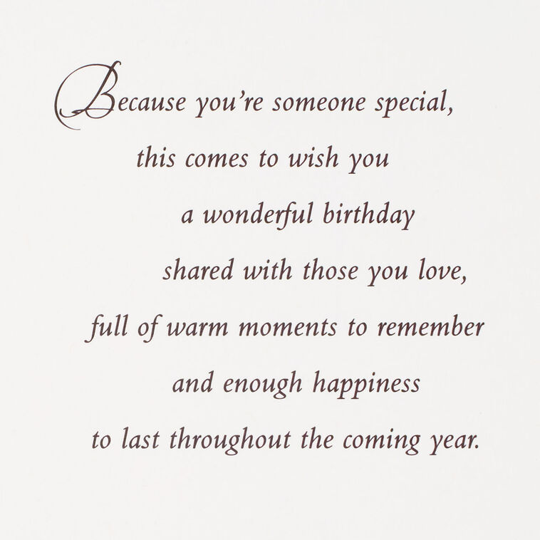 Hallmark Happiness And Warm Moments Birthday Card