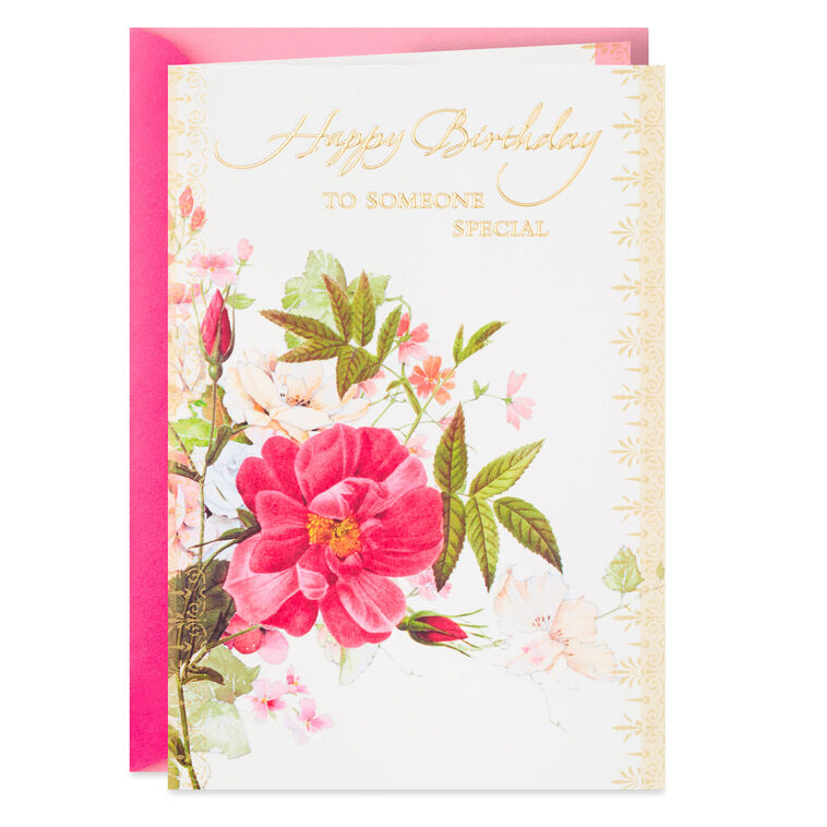 hallmark Happiness and Warm Moments Birthday Card