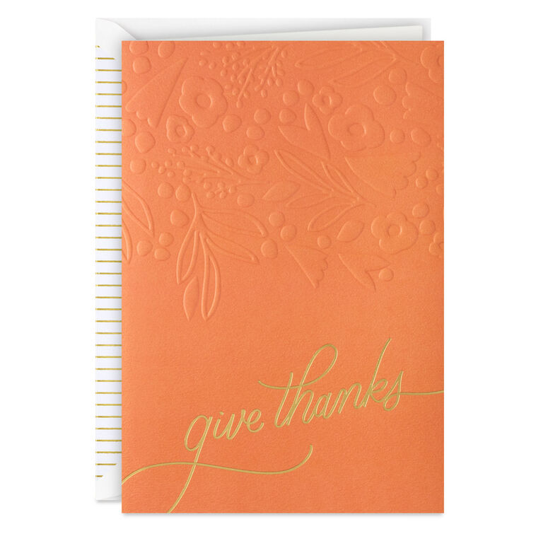 hallmark Happy and Blessed Thanksgiving Card