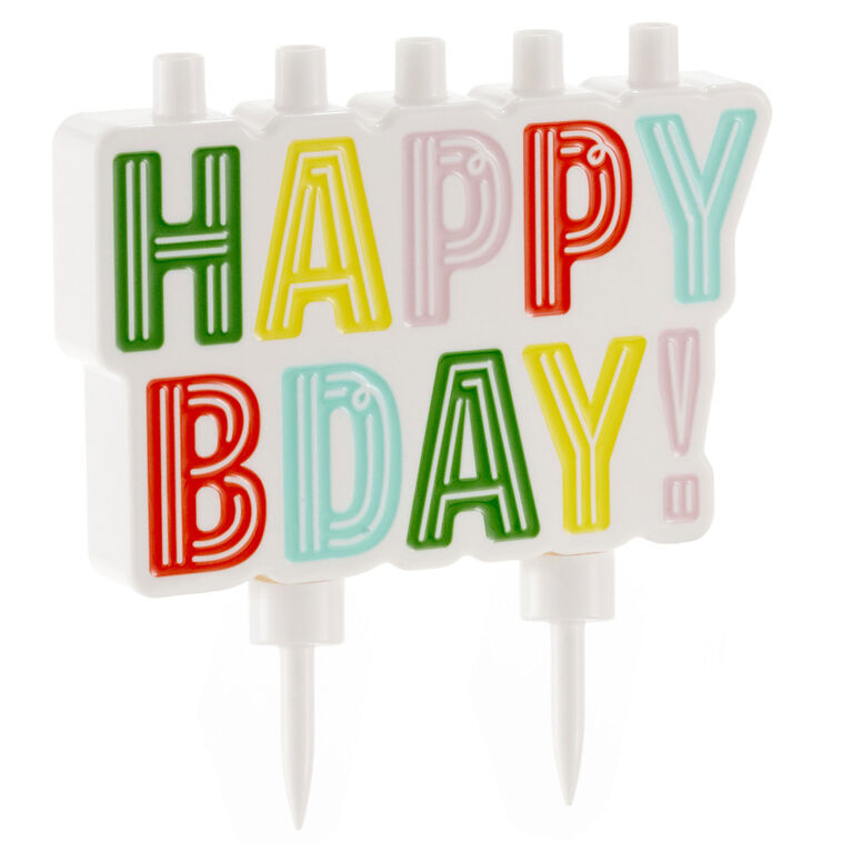hallmark Happy Birthday Candle Holder
