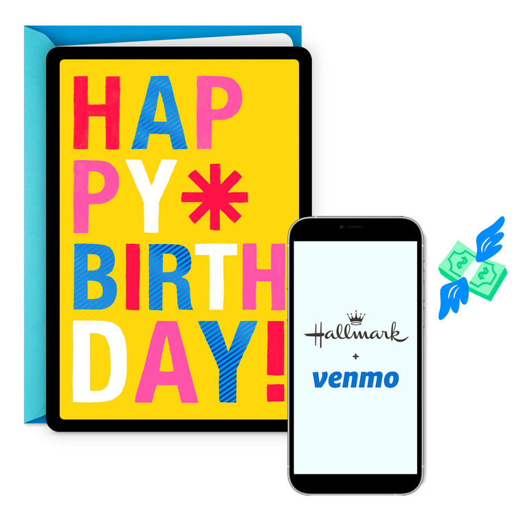 hallmark Happy Birthday Venmo Birthday Card