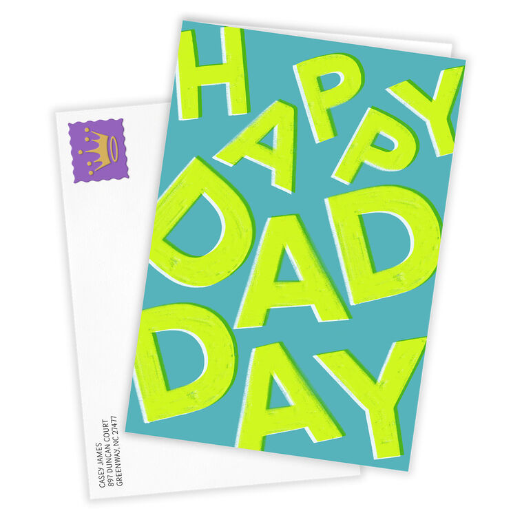 Hallmark Happy Dad Day Custom Card