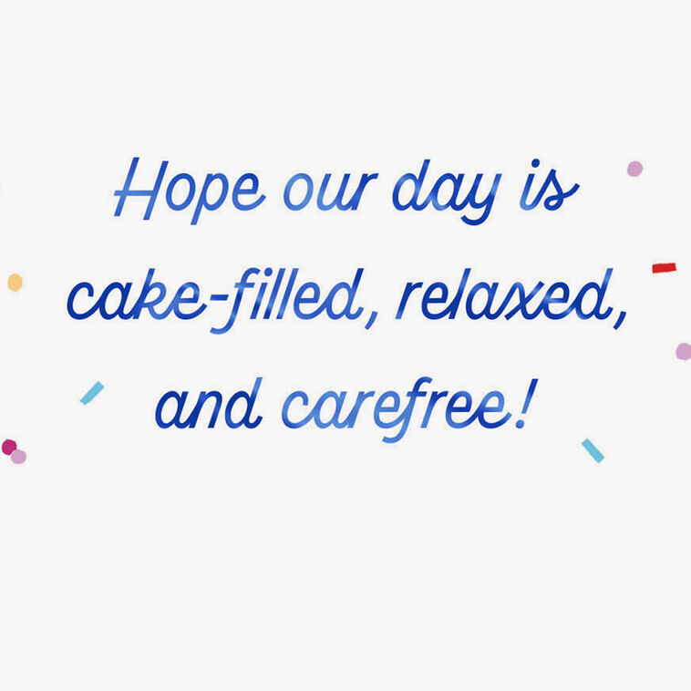 Hallmark Happy Day To Us Shared Birthday Card