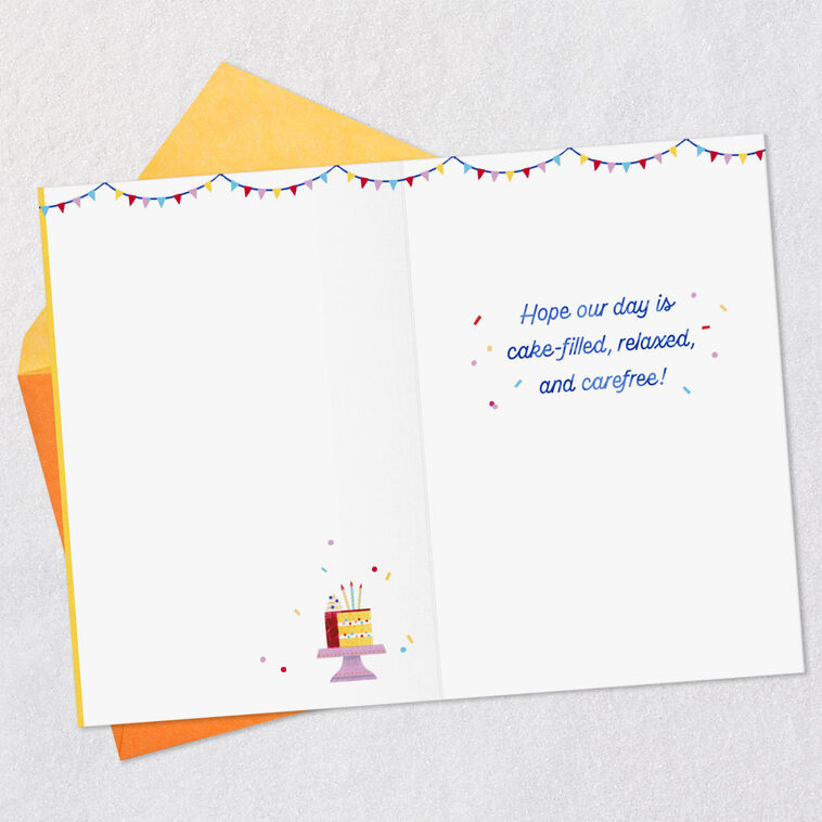 Hallmark Happy Day To Us Shared Birthday Card