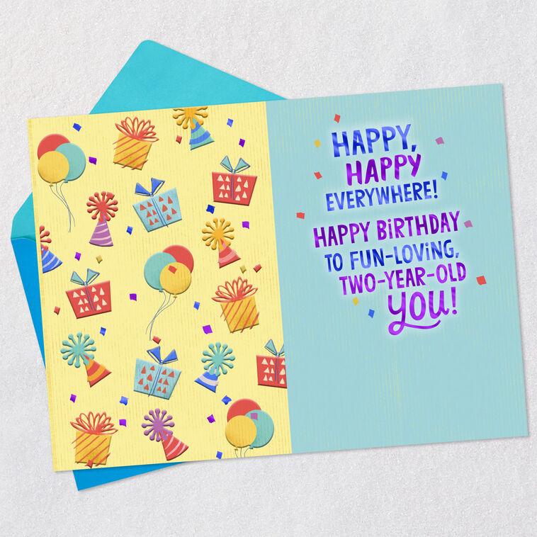 Hallmark Happy Everywhere 2nd Birthday Card