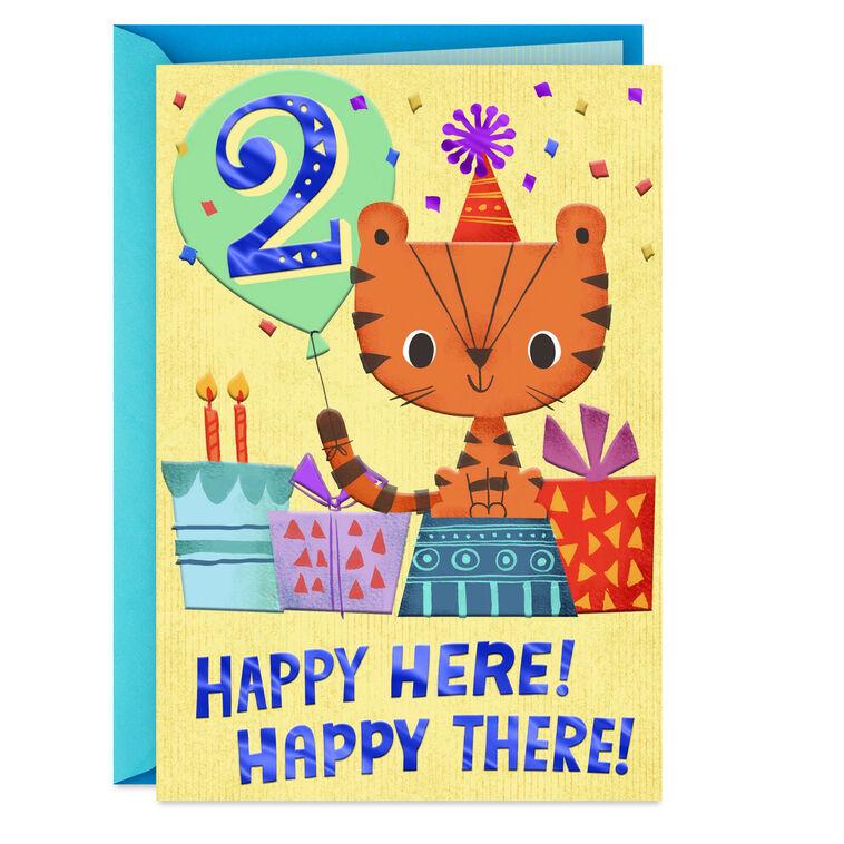 hallmark Happy Everywhere 2nd Birthday Card