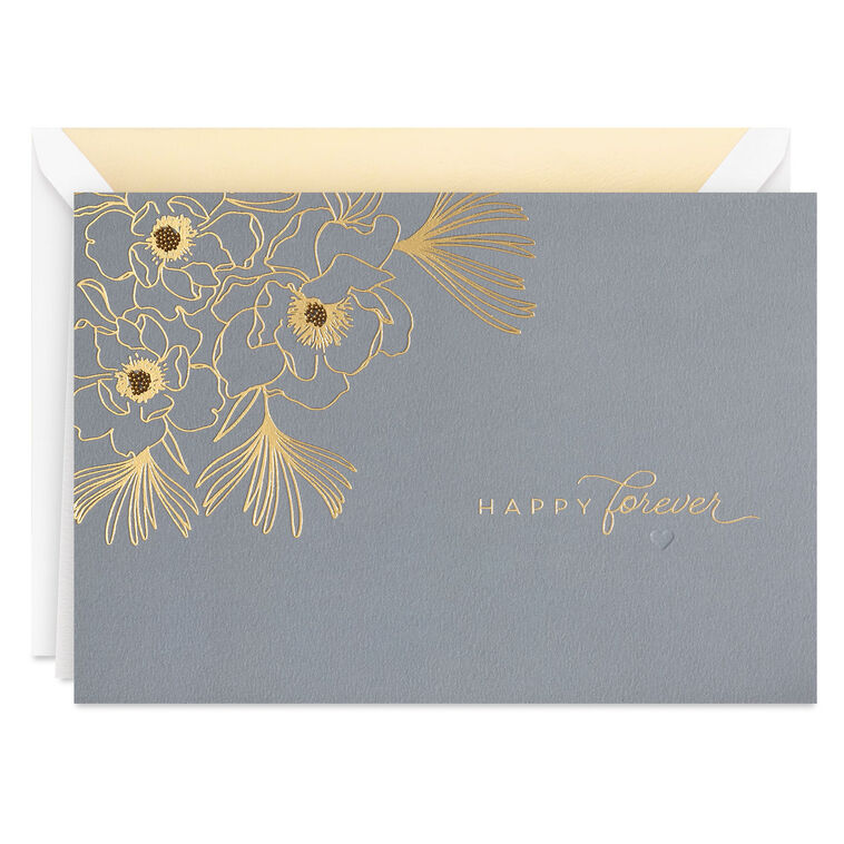 hallmark Happy Forever Wedding Card