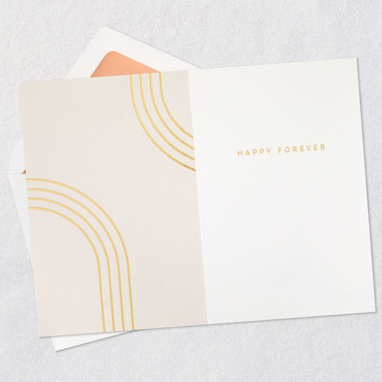 Hallmark Happy Forever Wedding Day Card