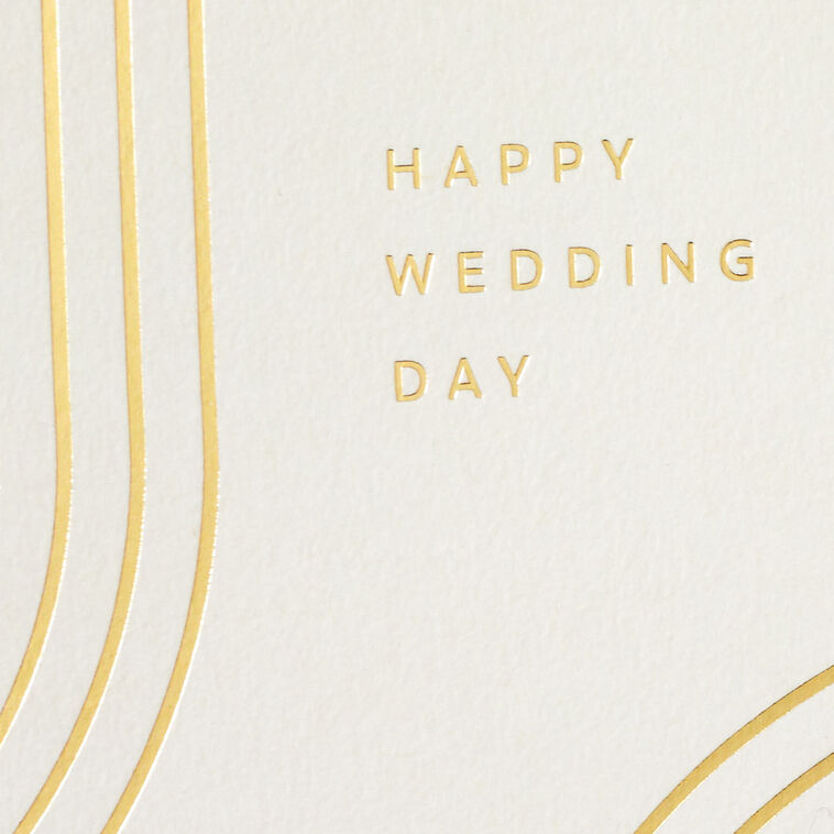 Hallmark Happy Forever Wedding Day Card
