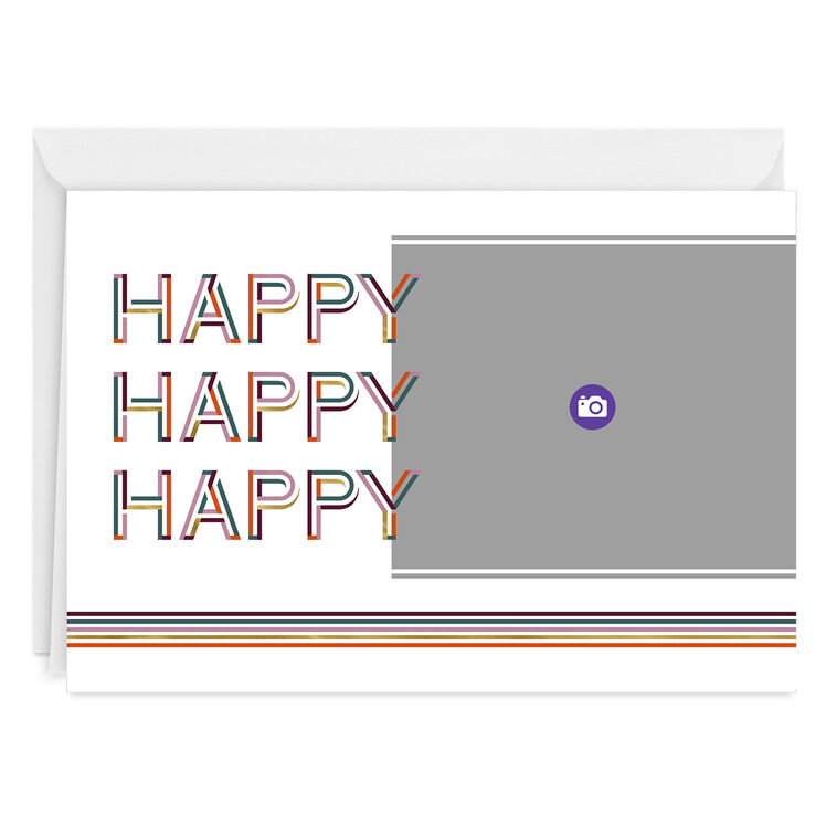 Hallmark Happy Happy Happy Custom Card