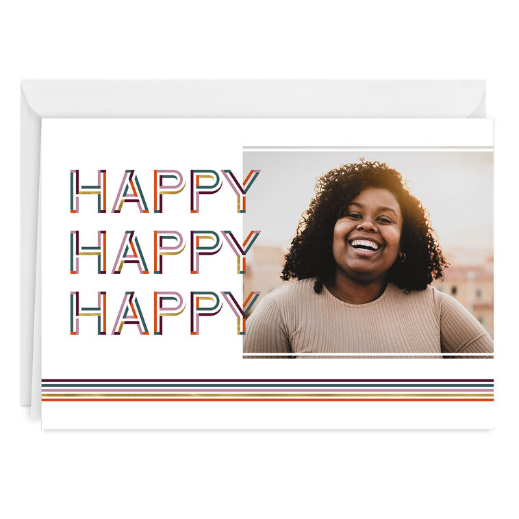 hallmark Happy Happy Happy Custom Card