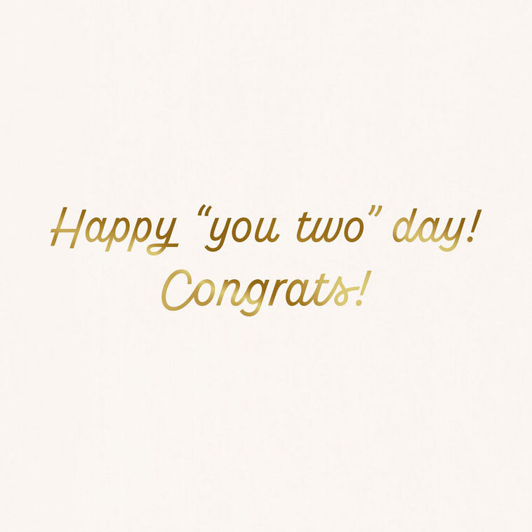 Hallmark Happy I Do Day Wedding Card