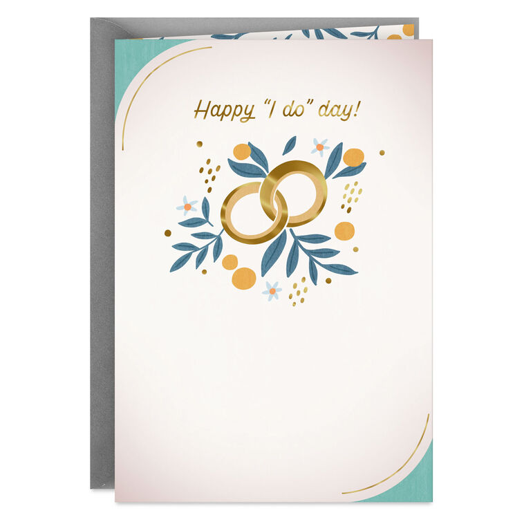 hallmark Happy I Do Day Wedding Card