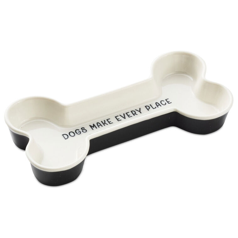 Hallmark Happy Place Dog Bone-Shaped Trinket Dish